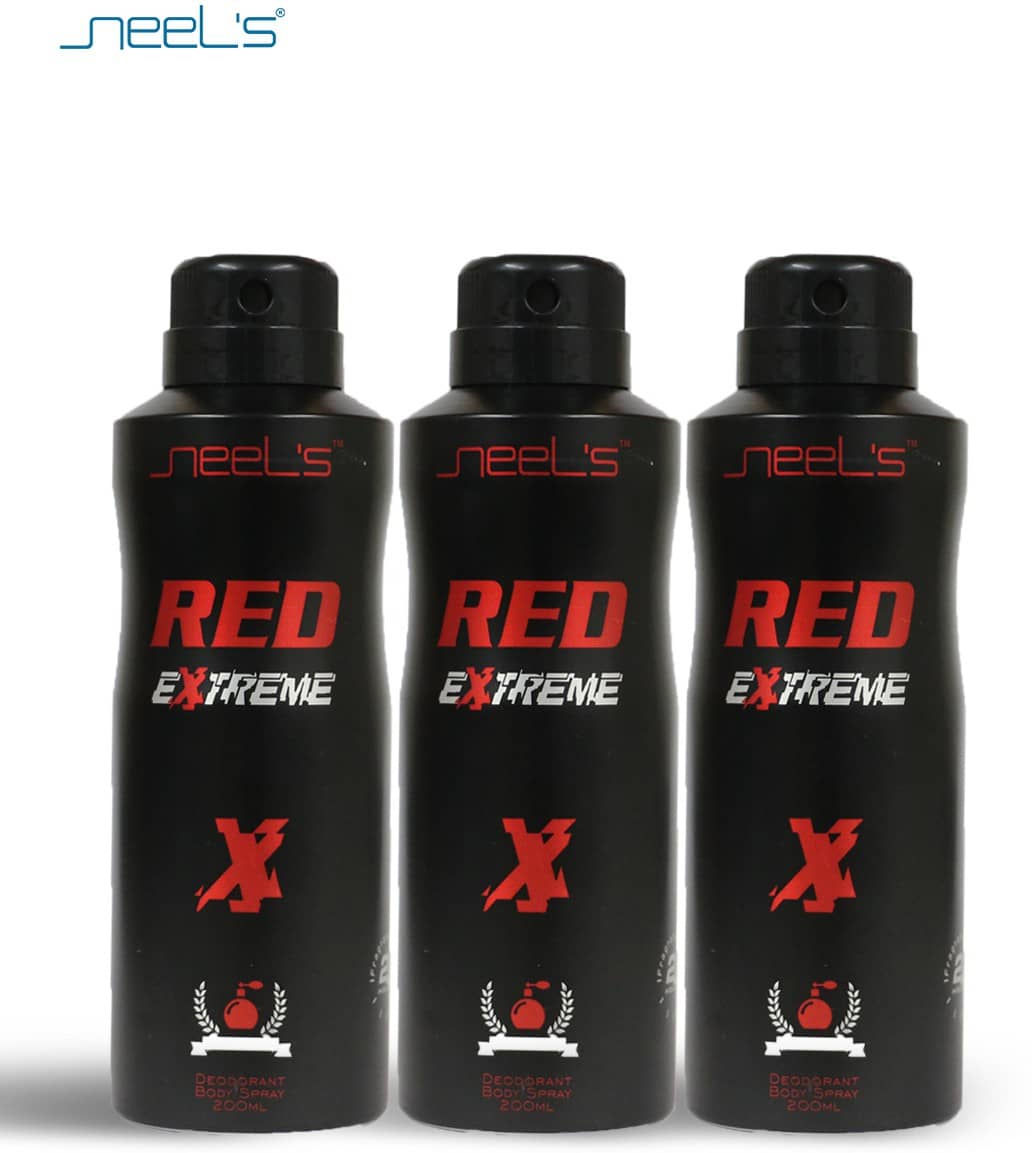 Neel's - Deodorant Spray for Unisex 200 ml ( Pack of 3 )