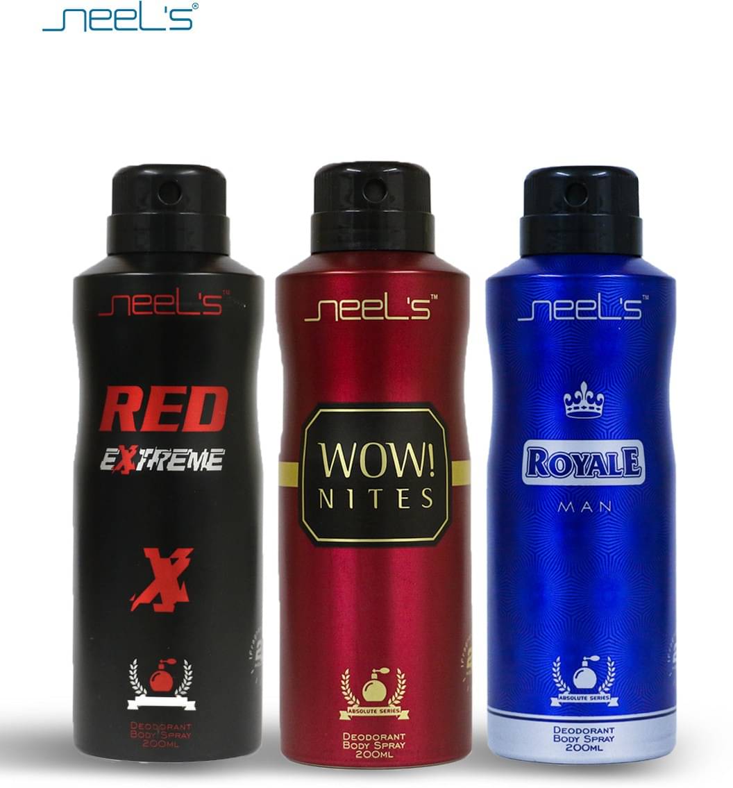     			Neel's - Deodorant Spray for Unisex 200 ml ( Pack of 3 )