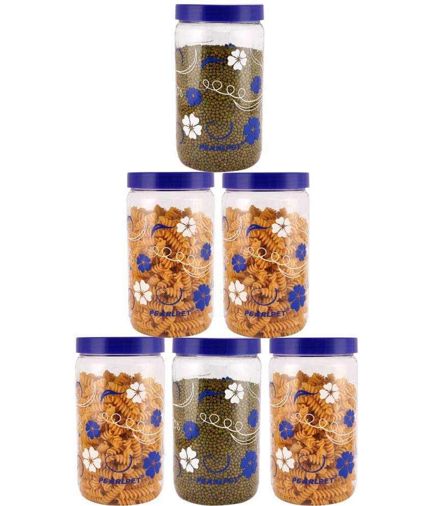     			PearlPet - Blue Polyproplene Food Container ( Pack of 6 )