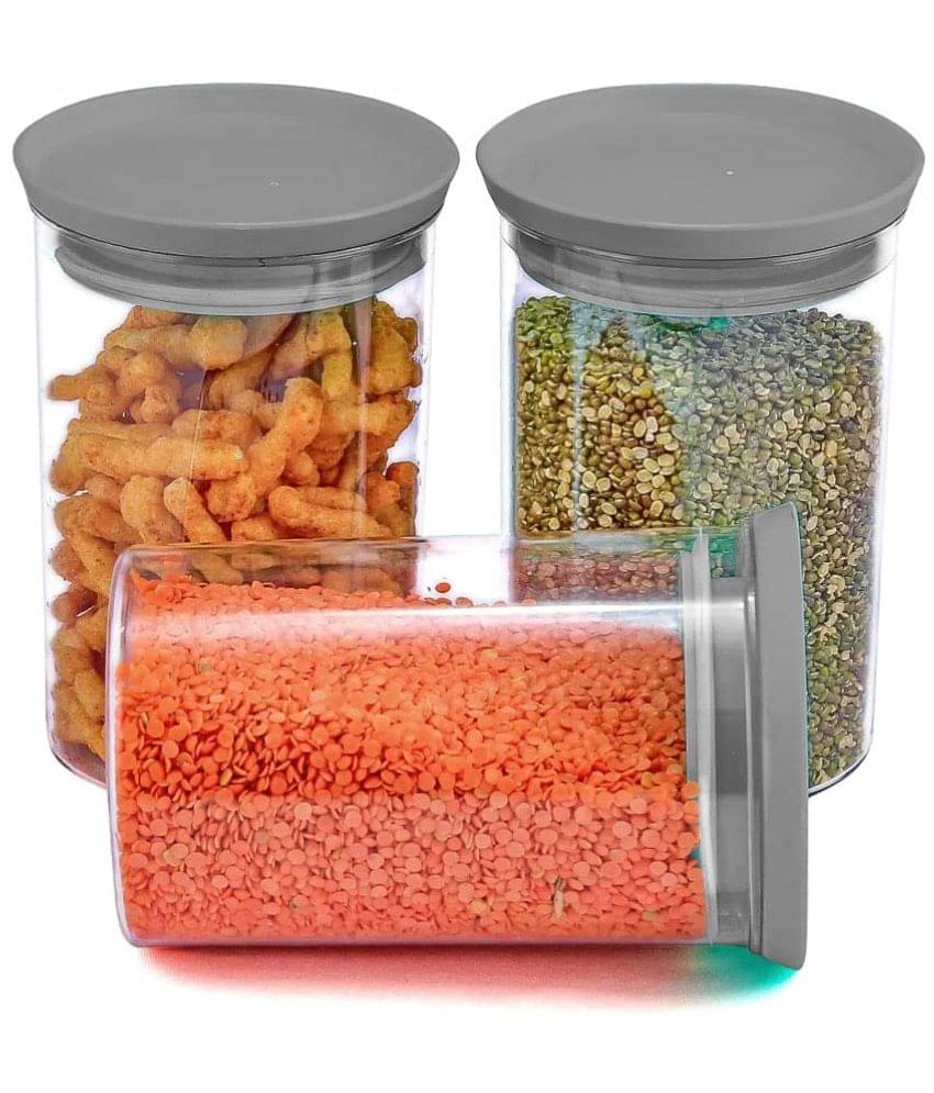     			PrettyKrafts Plastic 3 pc Snack containers