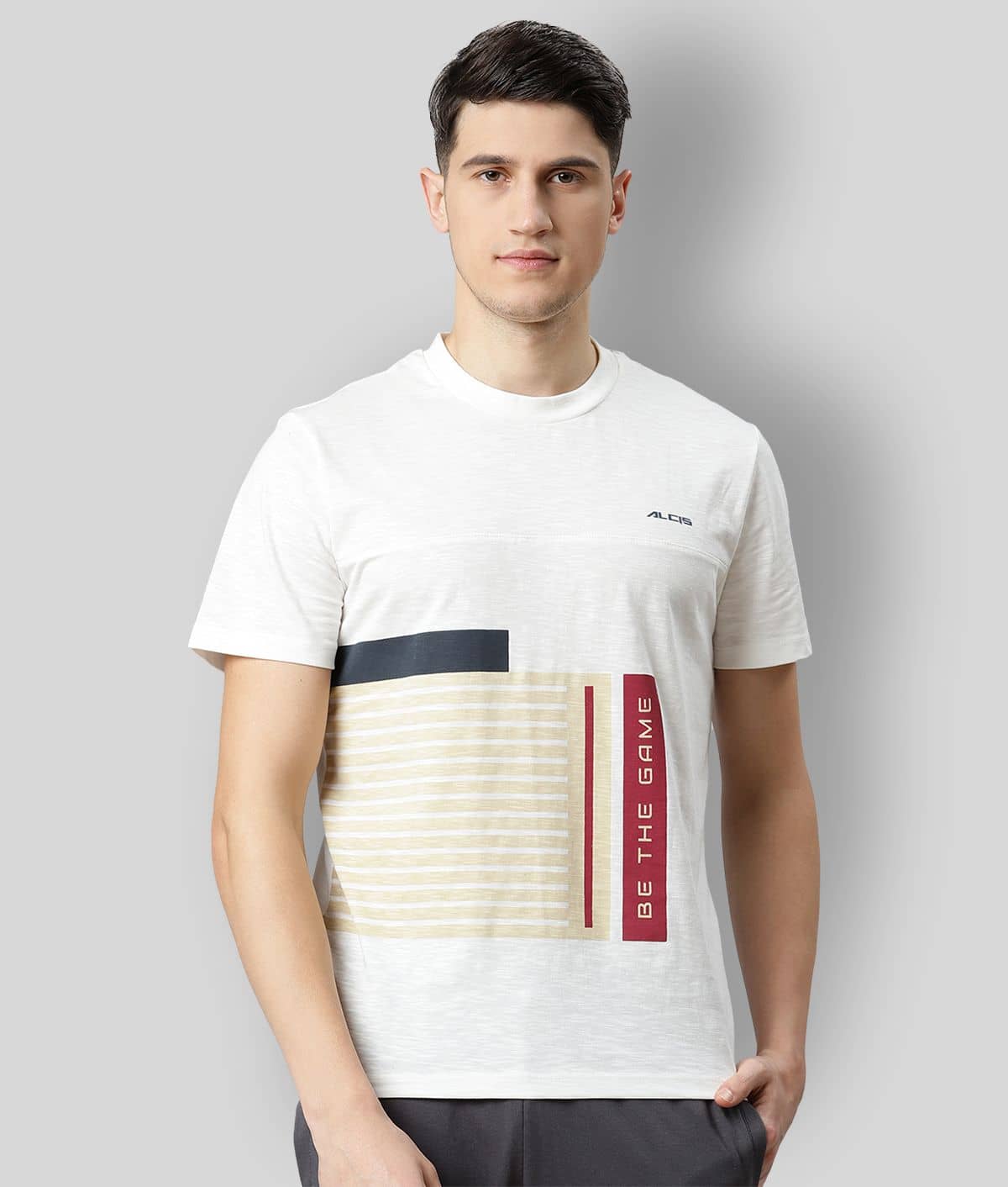 Alcis White Cotton T-Shirt Single Pack
