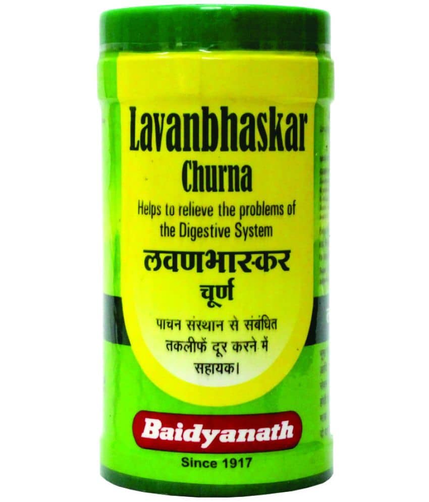 Baidyanath Lavanbhaskar Churna 120 Gm (Pack of 2) Constipation Relief, Healthy Digestion
