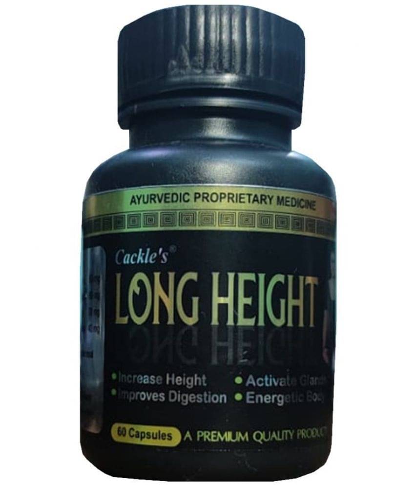 Cackle's Long Height Capsule, Pack of 60 no.s Cackle's Long Height Capsule, Pack of 60 no.s