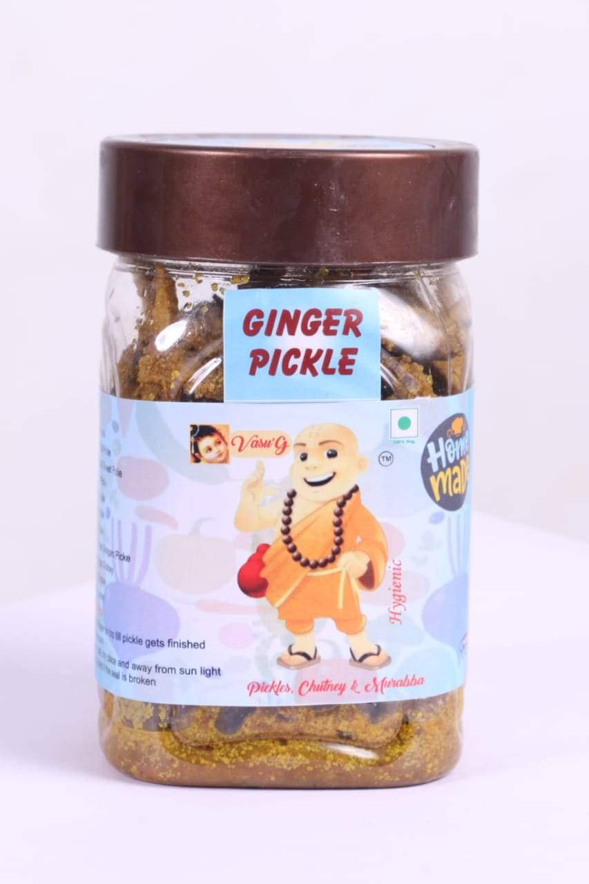 Vasu'G Ginger Pickle Pickle 500 g Vasu'G Ginger Pickle Pickle 500 g