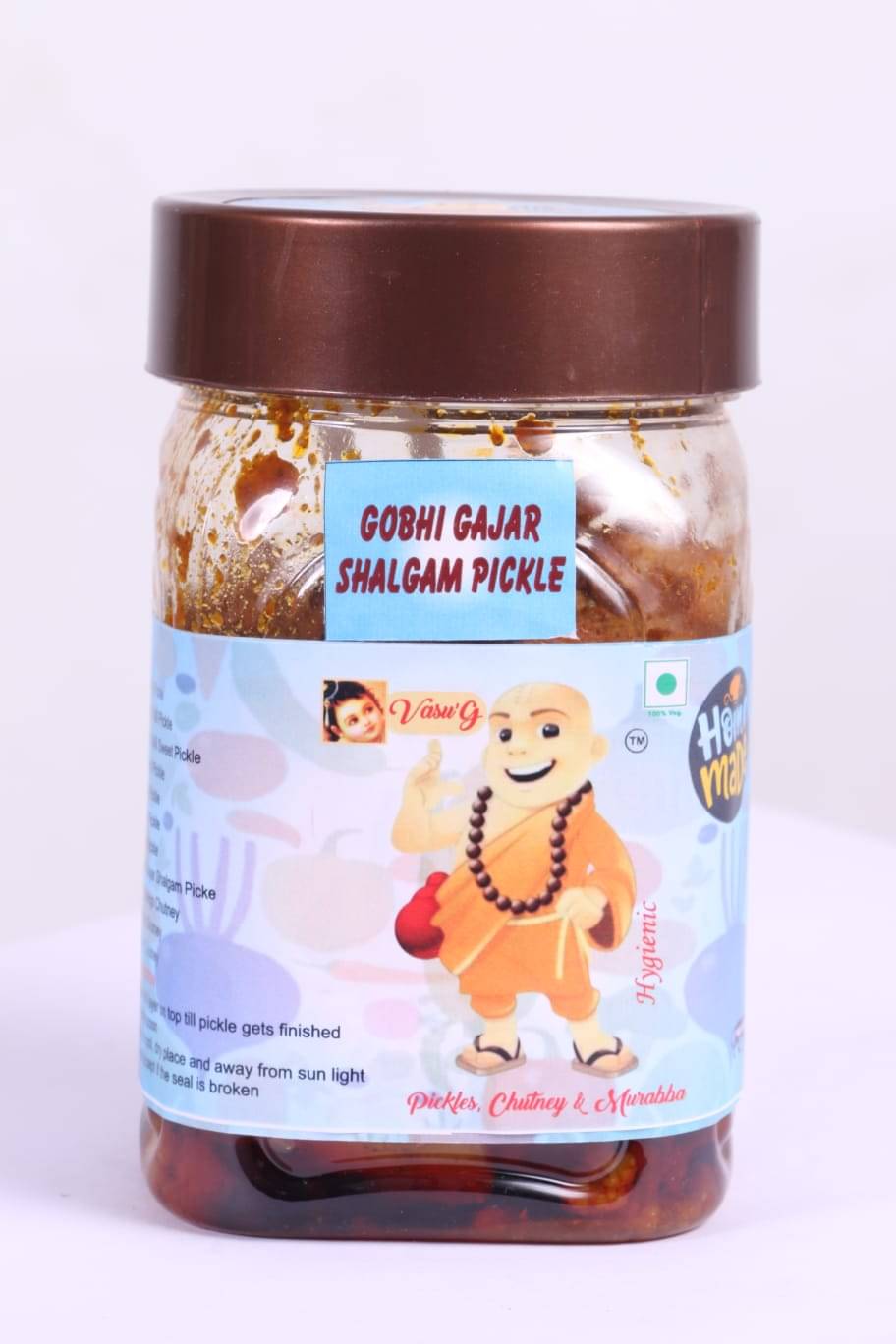 Vasu'G Gobhi Gajar Shalgam Pickle 500 g Vasu'G Gobhi Gajar Shalgam Pickle 500 g