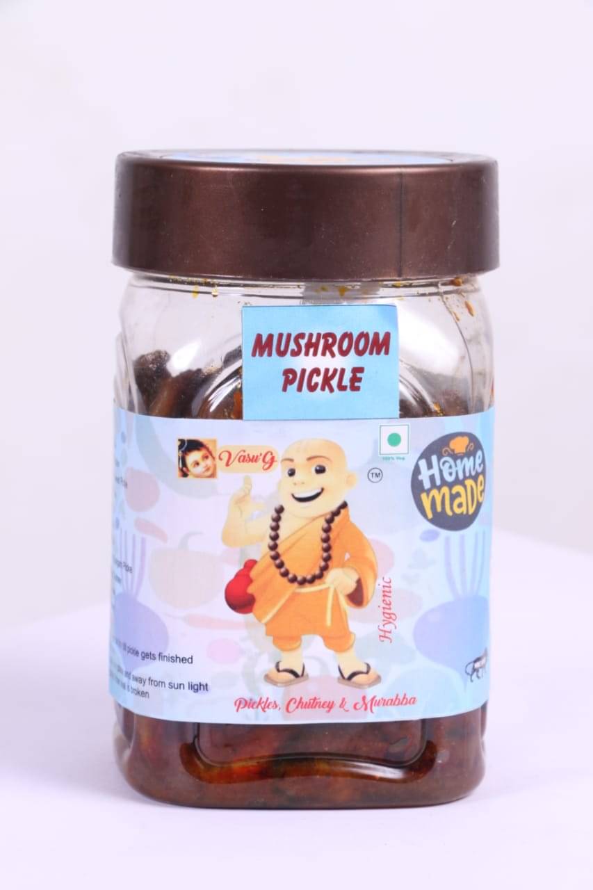 Vasu'G Mushroom Pickle Pickle 500 g     			Vasu'G Mushroom Pickle Pickle 500 g
