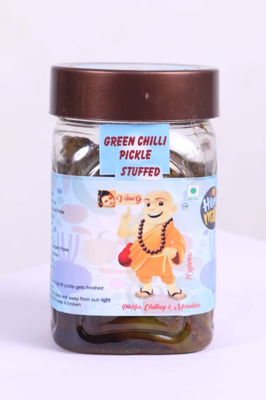     			Vasu'G Stuffed Green Chilli Pickle Pickle 500 g