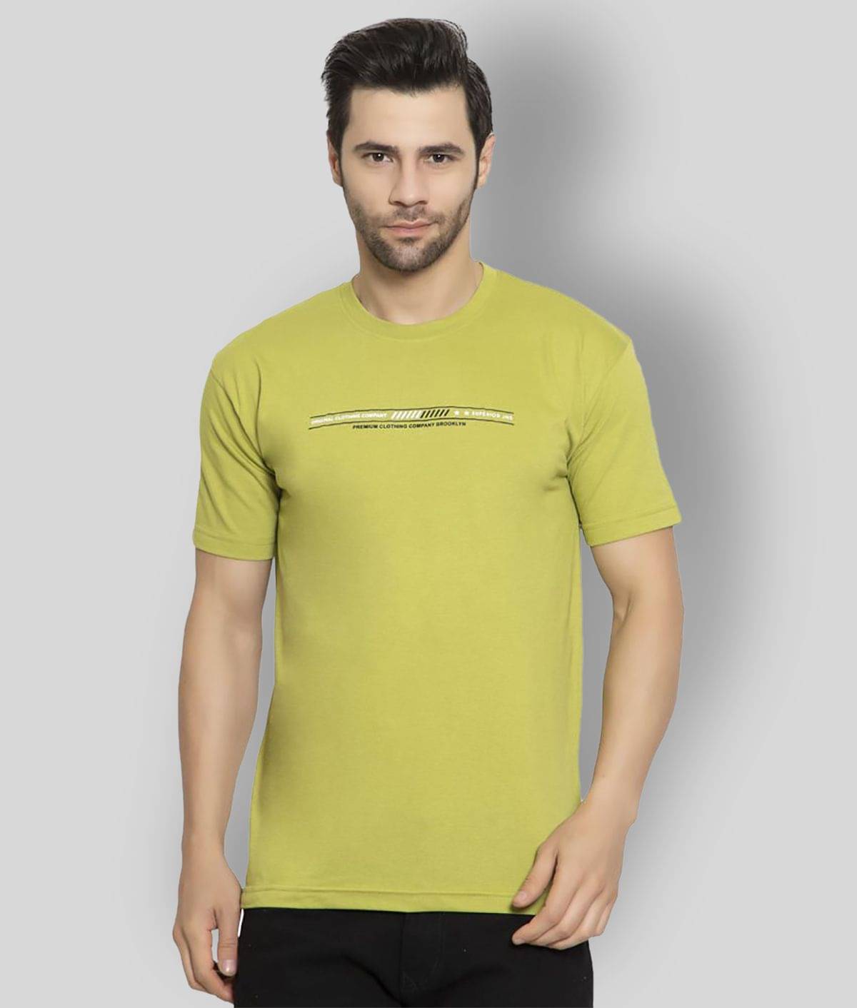 Zeffit - Cotton Blend Regular Fit Olive Green Men's Sports T-Shirt ( Pack of 1 ) Zeffit - Cotton Blend Regular Fit Olive Green Men's Sports T-Shirt ( Pack of 1 )