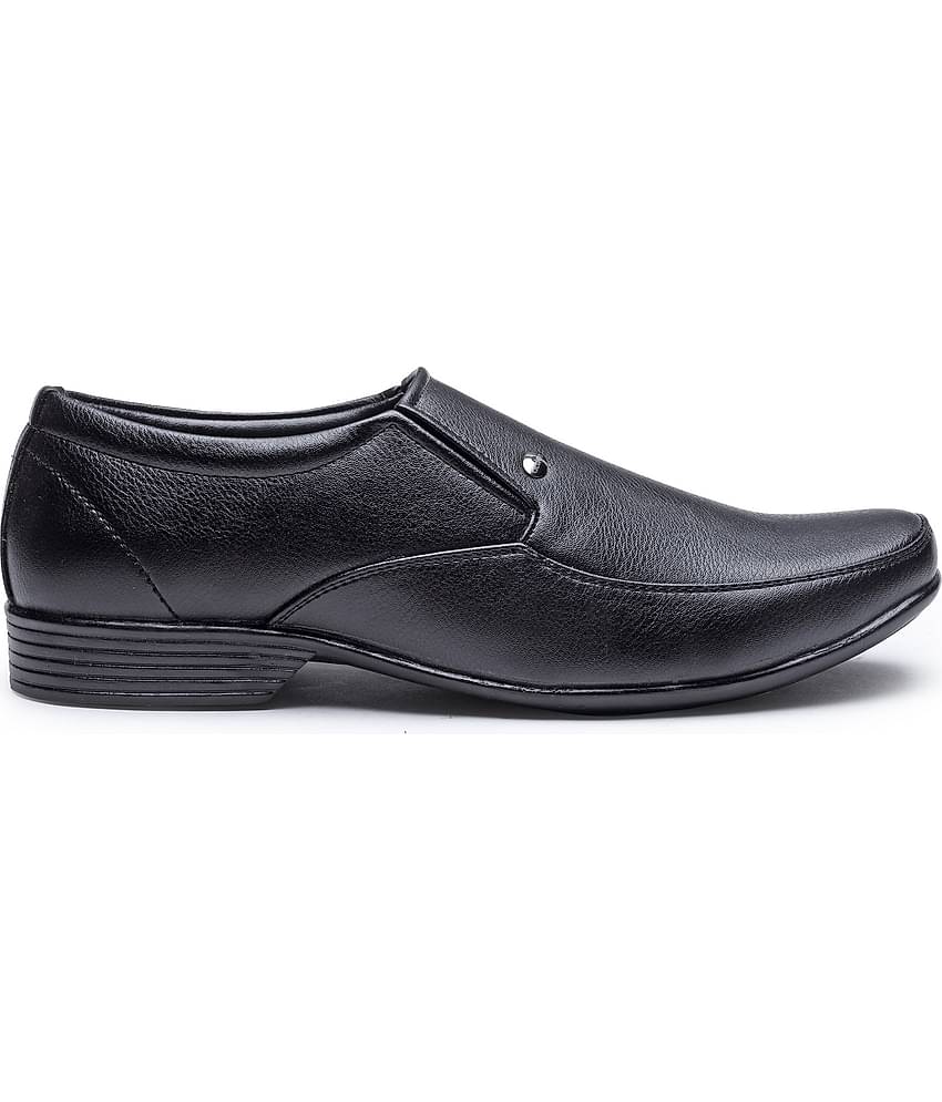 Action - Black Men's Slip On Formal Shoes