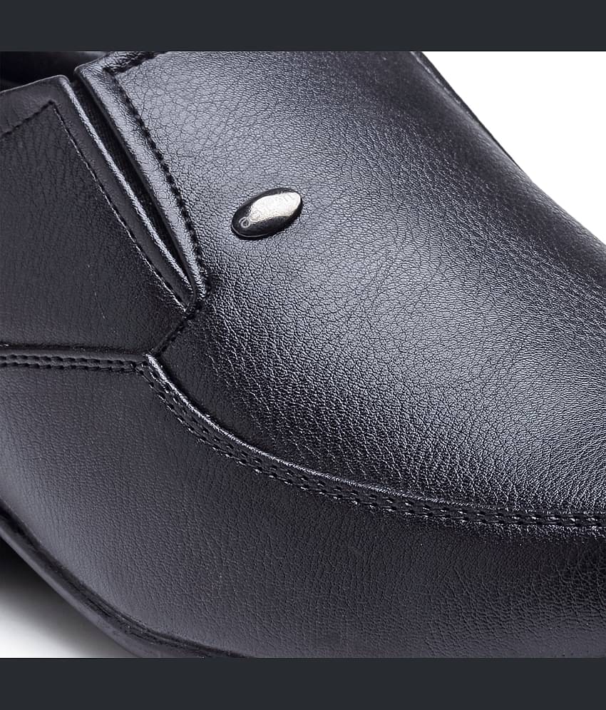 Action - Black Men's Slip On Formal Shoes