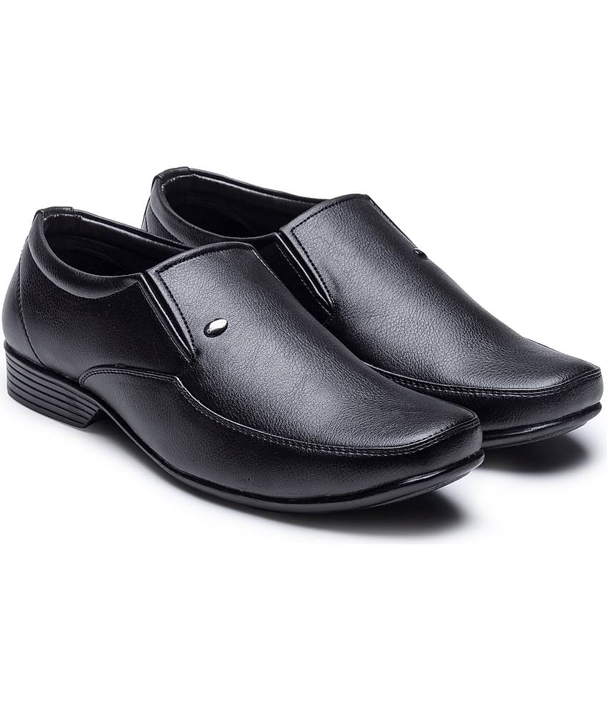 Action - Black Men's Slip On Formal Shoes