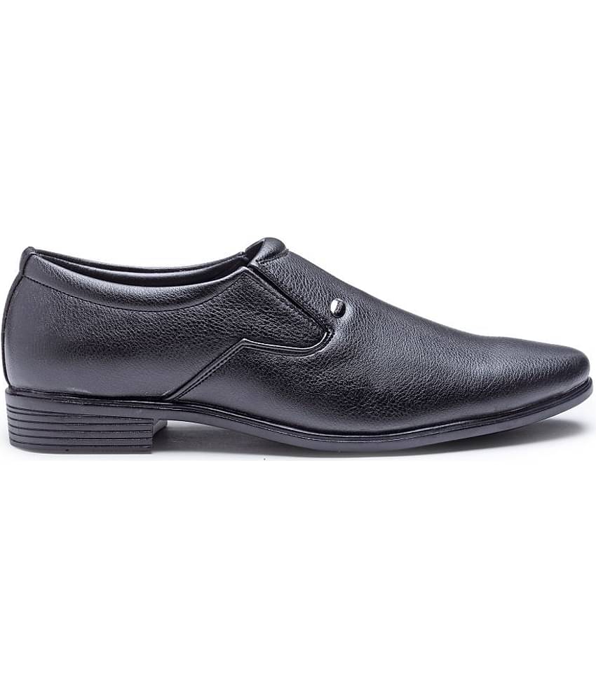 Action - Black Men's Slip On Formal Shoes