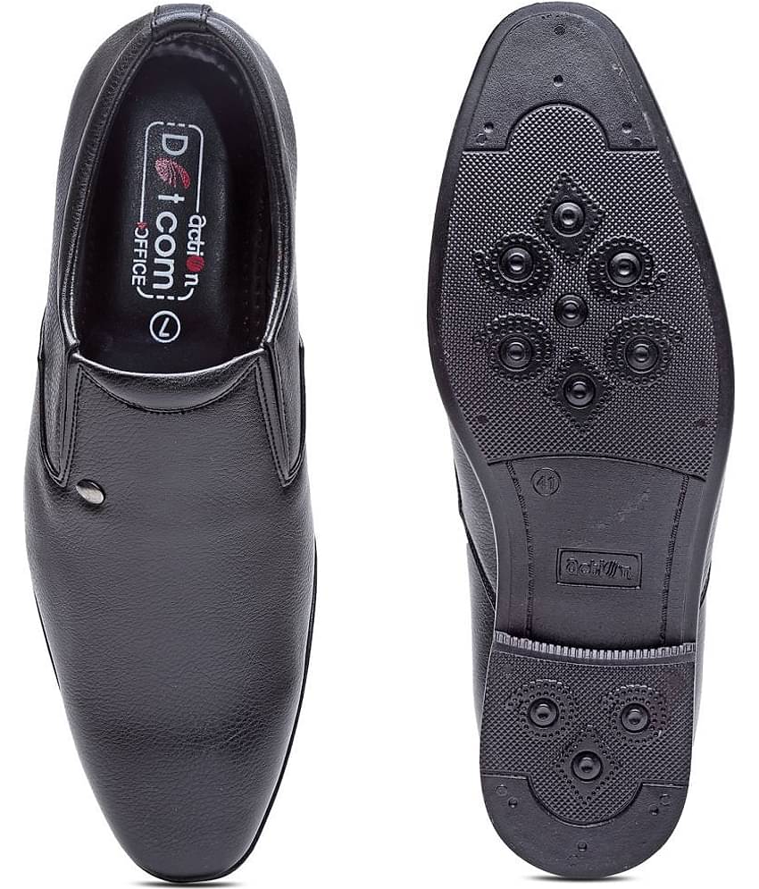 Action - Black Men's Slip On Formal Shoes