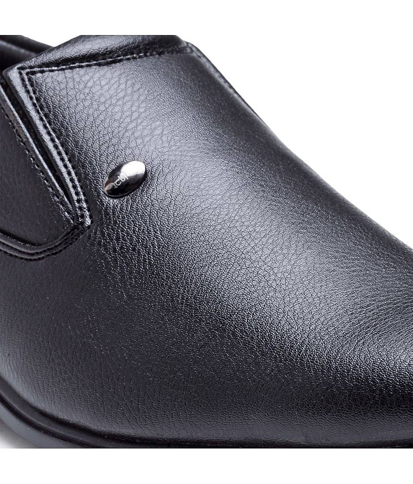 Action - Black Men's Slip On Formal Shoes