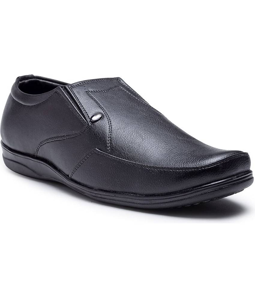 Action - Black Men's Slip On Formal Shoes