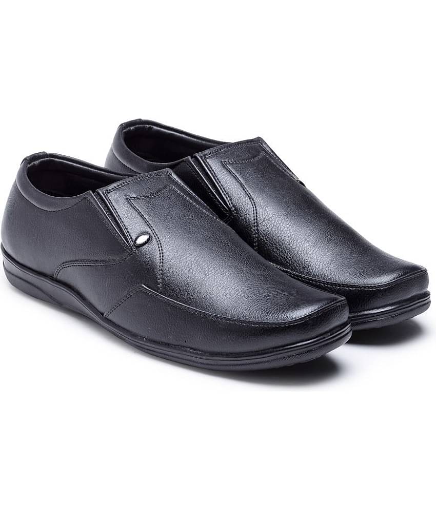 Action - Black Men's Slip On Formal Shoes