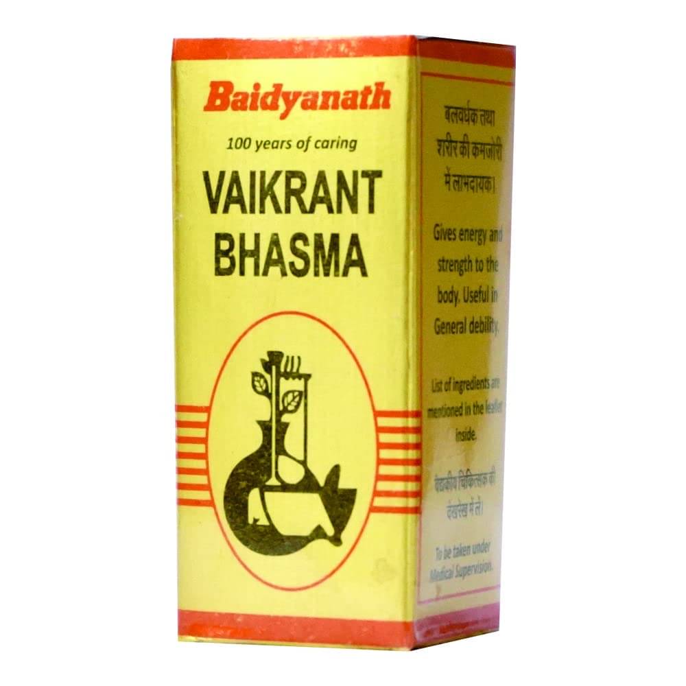 Baidyanath Vaikrant Bhasma 2.5 Gm (Pack of 5) Baidyanath Vaikrant Bhasma 2.5 Gm (Pack of 5)