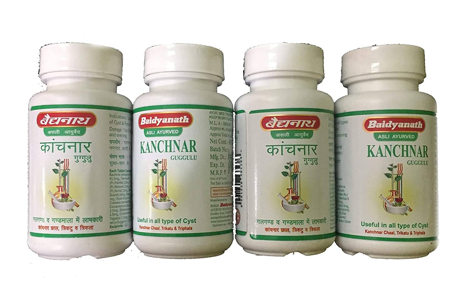     			Baidyanath Kanchanar Guggulu 80 Tablets (Pack of 4)