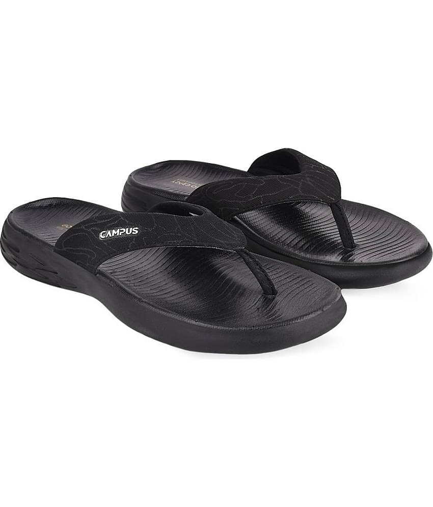 Campus Black Men's Daily Slipper (Pair of 1)