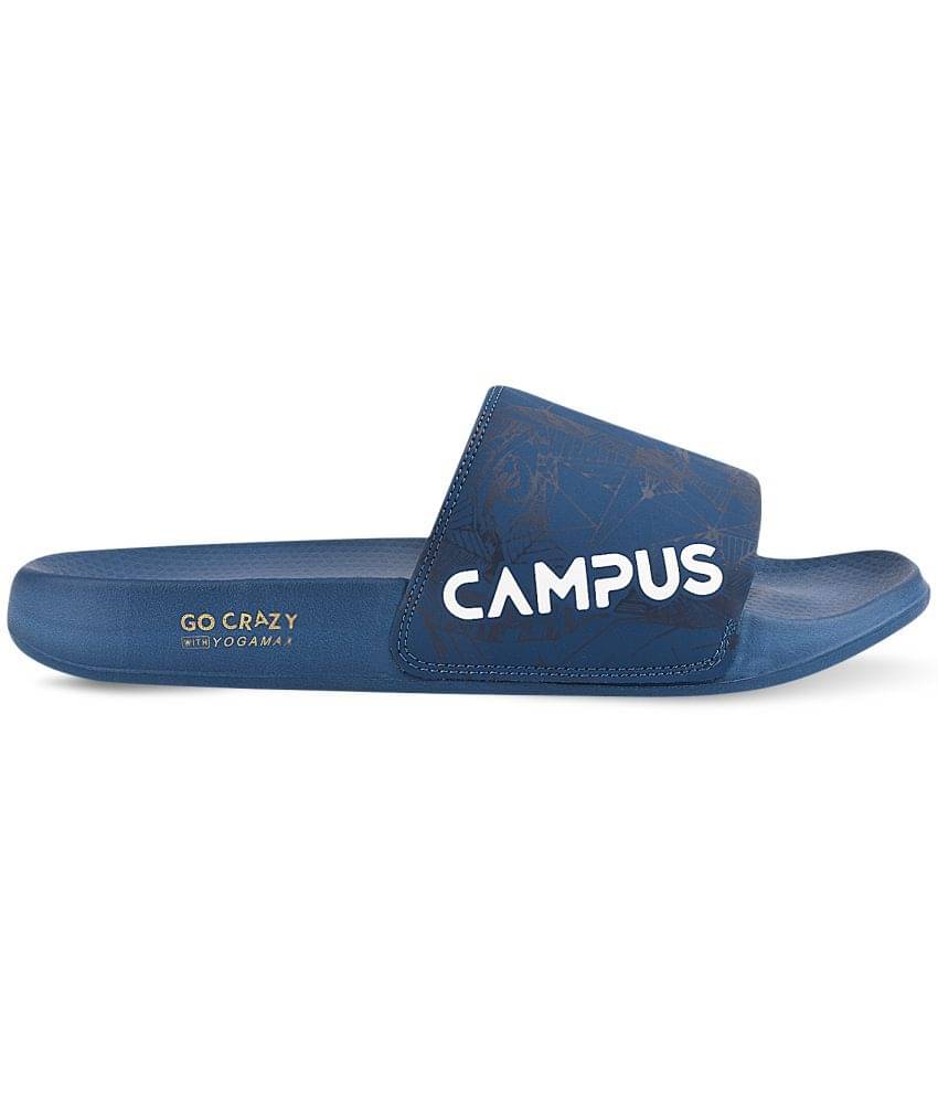 Campus Blue Men's Slide Flip Flop (Pair of 1) - Image 2