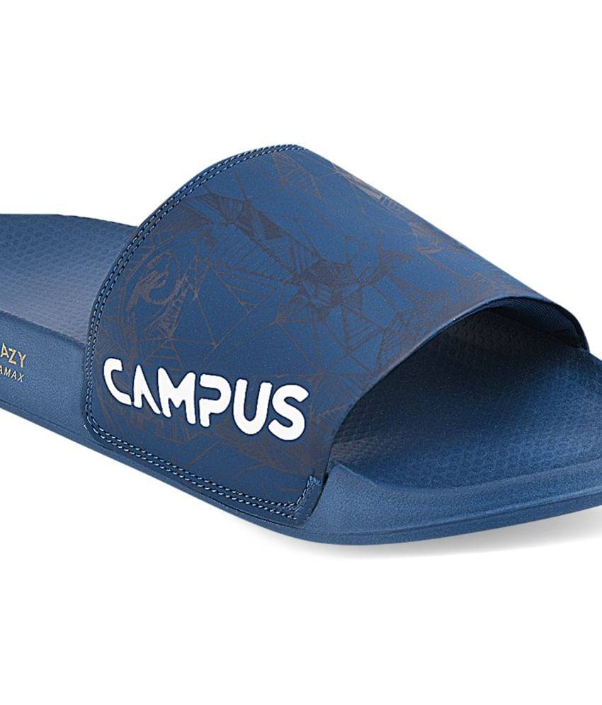 Campus Blue Men's Slide Flip Flop (Pair of 1) - Image 4