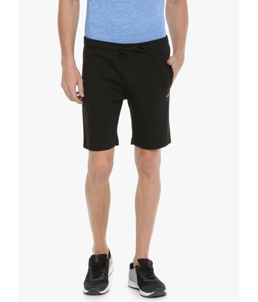 Force NXT - Black Cotton Men's Shorts ( Pack Of 1 ) - Shorts | Buy online on ZillyBuy