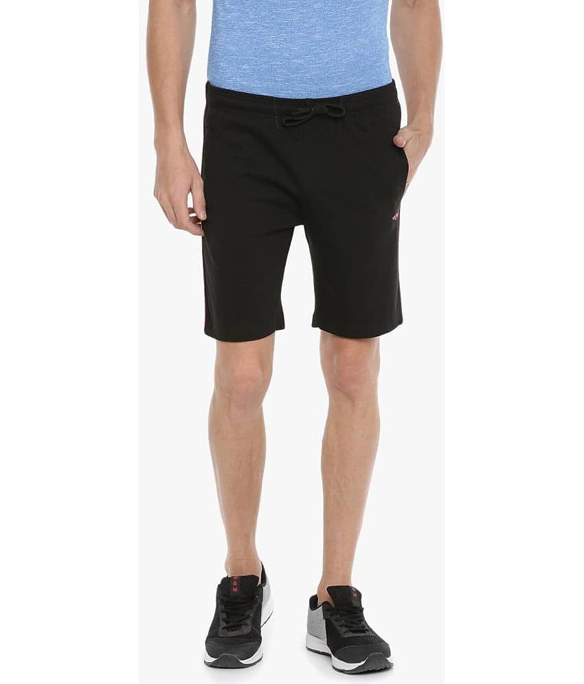 Force NXT - Black Cotton Men's Shorts ( Pack Of 1 ) - Shorts | Buy online on ZillyBuy