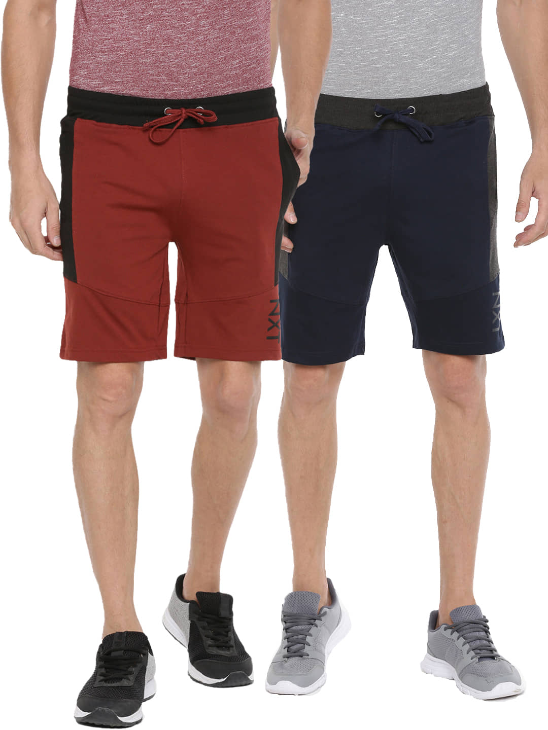 Force NXT - Multi Cotton Men's Shorts ( Pack Of 2 ) - Shorts | Buy online on ZillyBuy