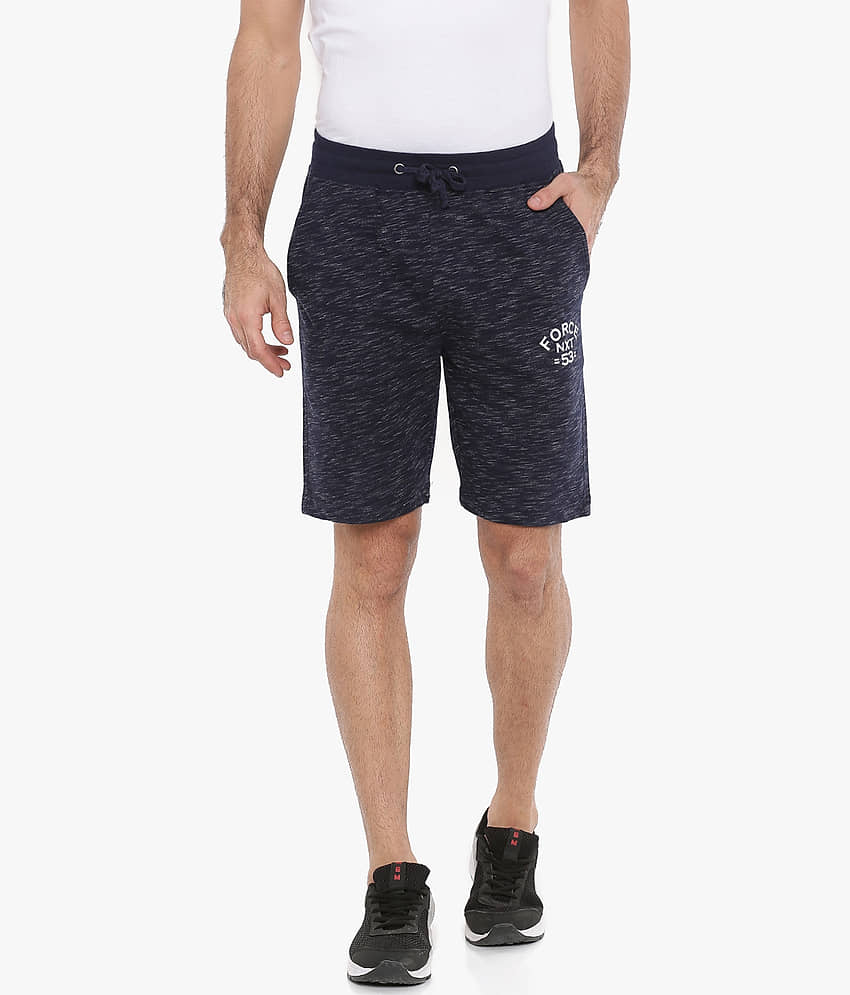 Force NXT - Navy Cotton Men's Shorts ( Pack Of 1 ) - Shorts | Buy online on ZillyBuy