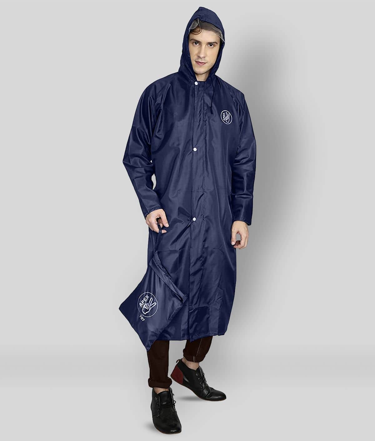 Goodluck Navy Rain Coat