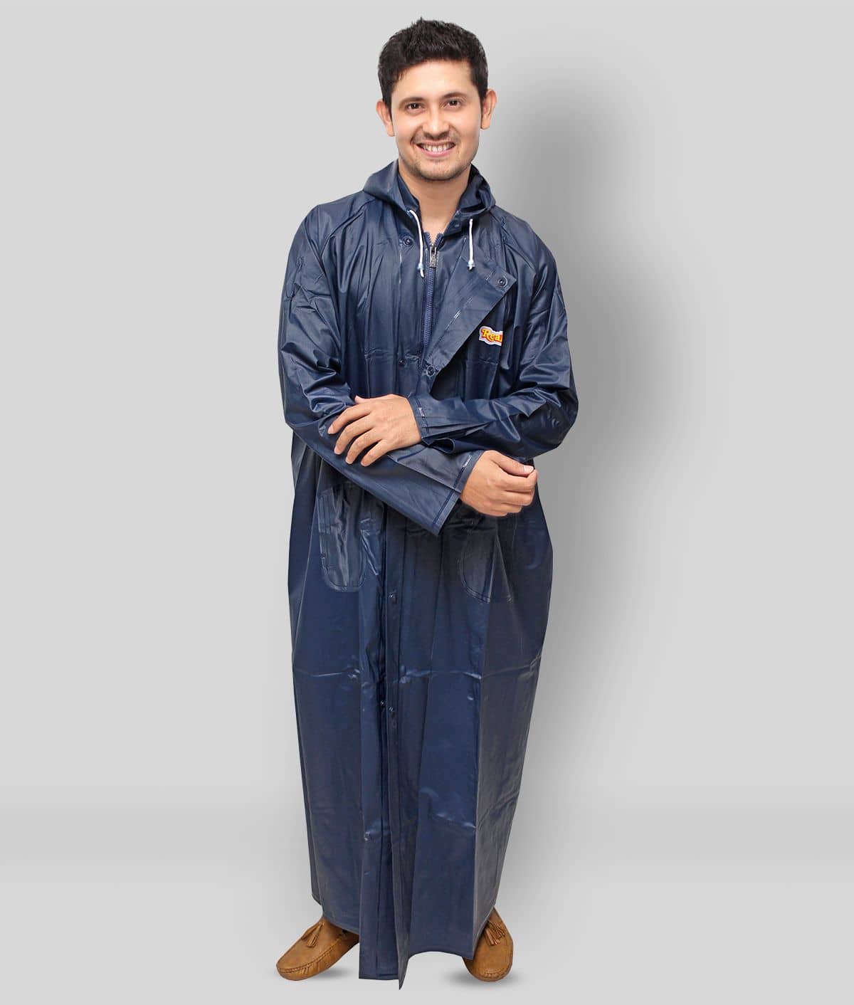 Goodluck Navy Rain Jacket