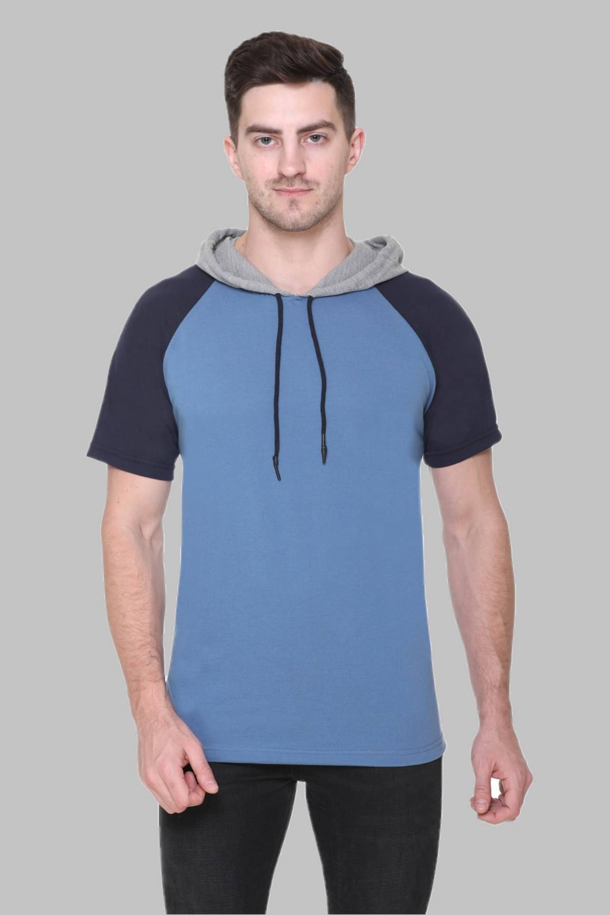 HVBK Pack of 1 Cotton Blend Regular Fit Men's T-Shirt ( Multicolor ) HVBK Pack of 1 Cotton Blend Regular Fit Men's T-Shirt ( Multicolor )
