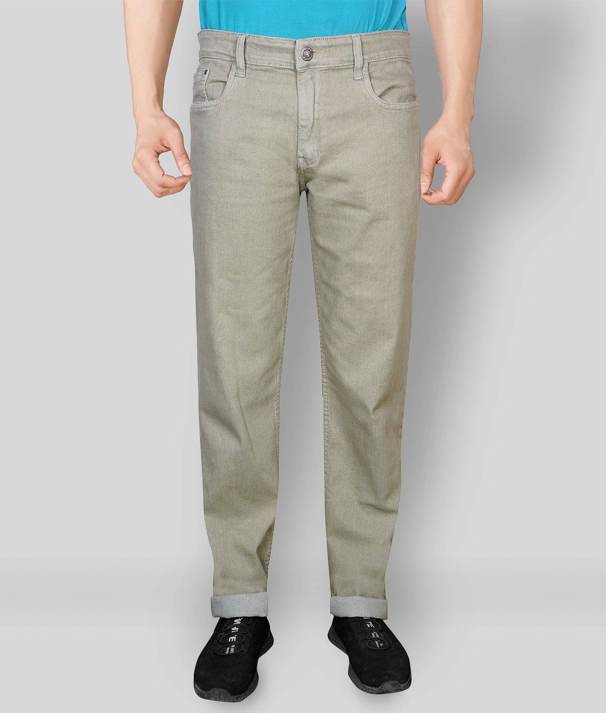 JB JUST BLACK Slim Fit Solid Men's Jeans - Beige ( Pack of 1 )     			JB JUST BLACK Slim Fit Solid Men's Jeans - Beige ( Pack of 1 )