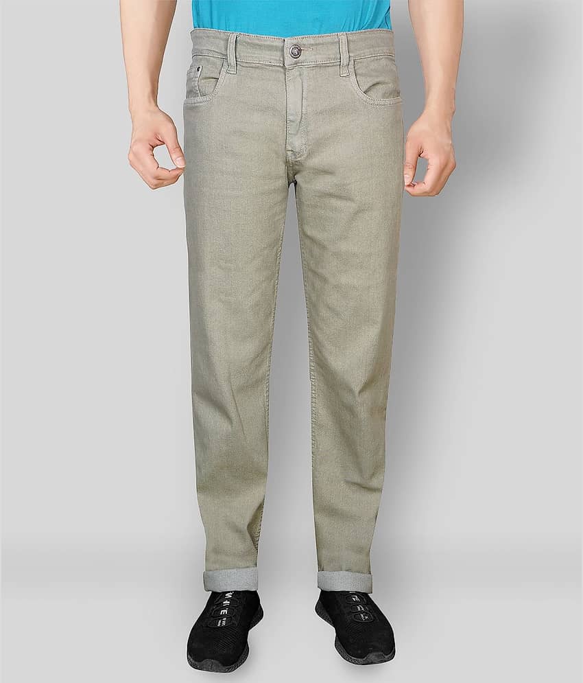 JB JUST BLACK Beige Regular Fit Jeans - Jeans | Buy online on ZillyBuy