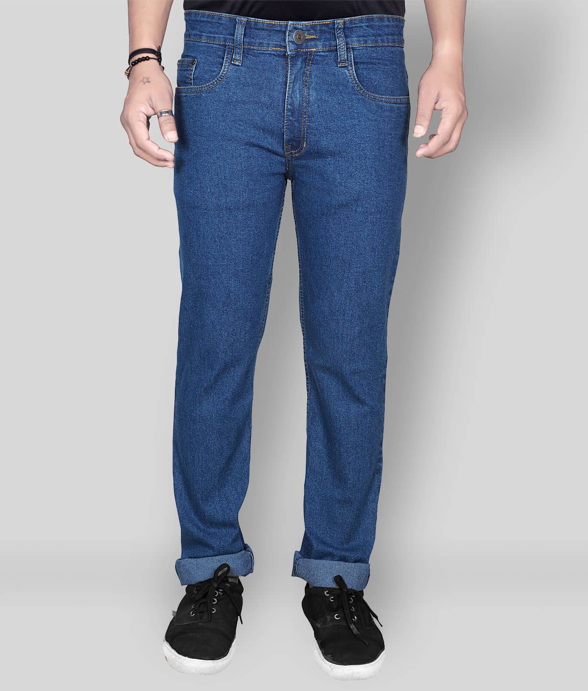JB JUST BLACK Blue Regular Fit Jeans - Jeans | Buy online on ZillyBuy