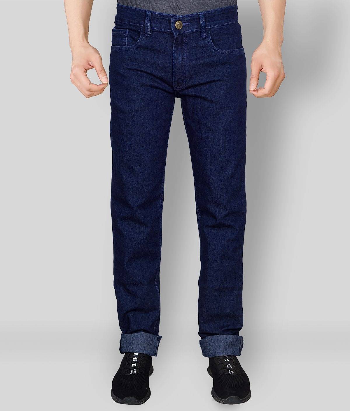     			JB JUST BLACK Regular Fit Solid Men's Jeans - Dark Blue ( Pack of 1 )