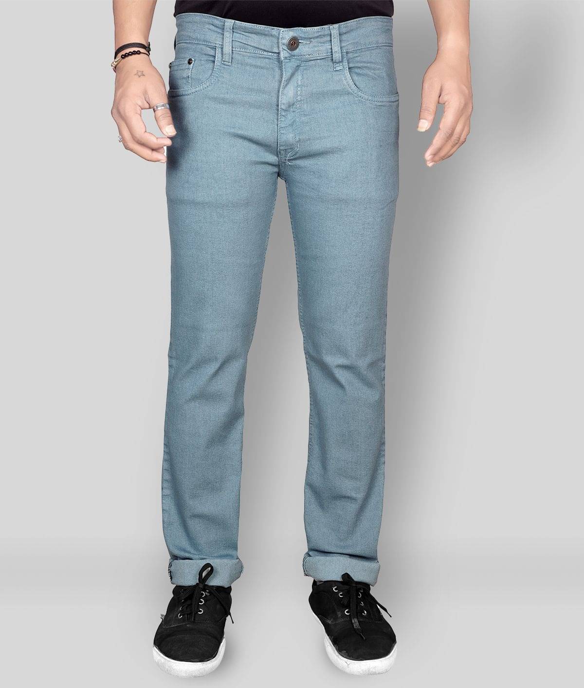     			JB JUST BLACK - Grey Cotton Blend Regular Fit Men's Jeans ( Pack of 1 )