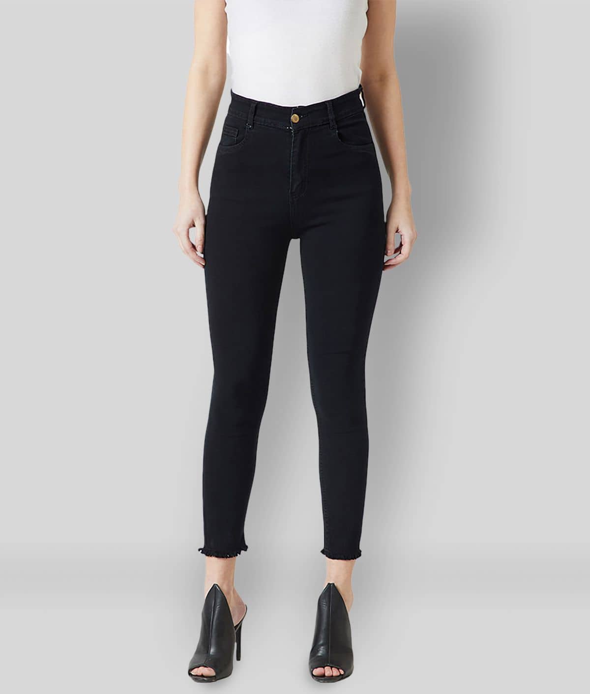 Miss Chase - Black Denim Women's Jeans ( Pack of 1 ) - Jeans | Buy online on ZillyBuy
