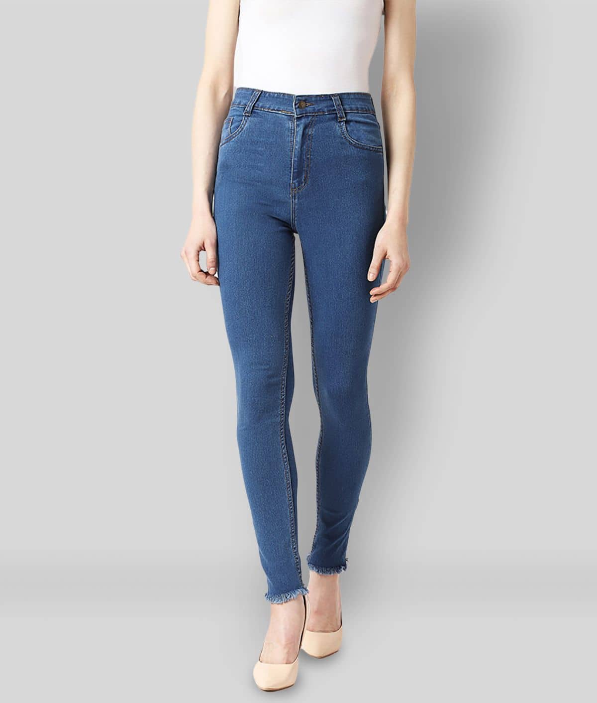 Miss Chase - Blue Denim Women's Jeans ( Pack of 1 ) - Jeans | Buy online on ZillyBuy