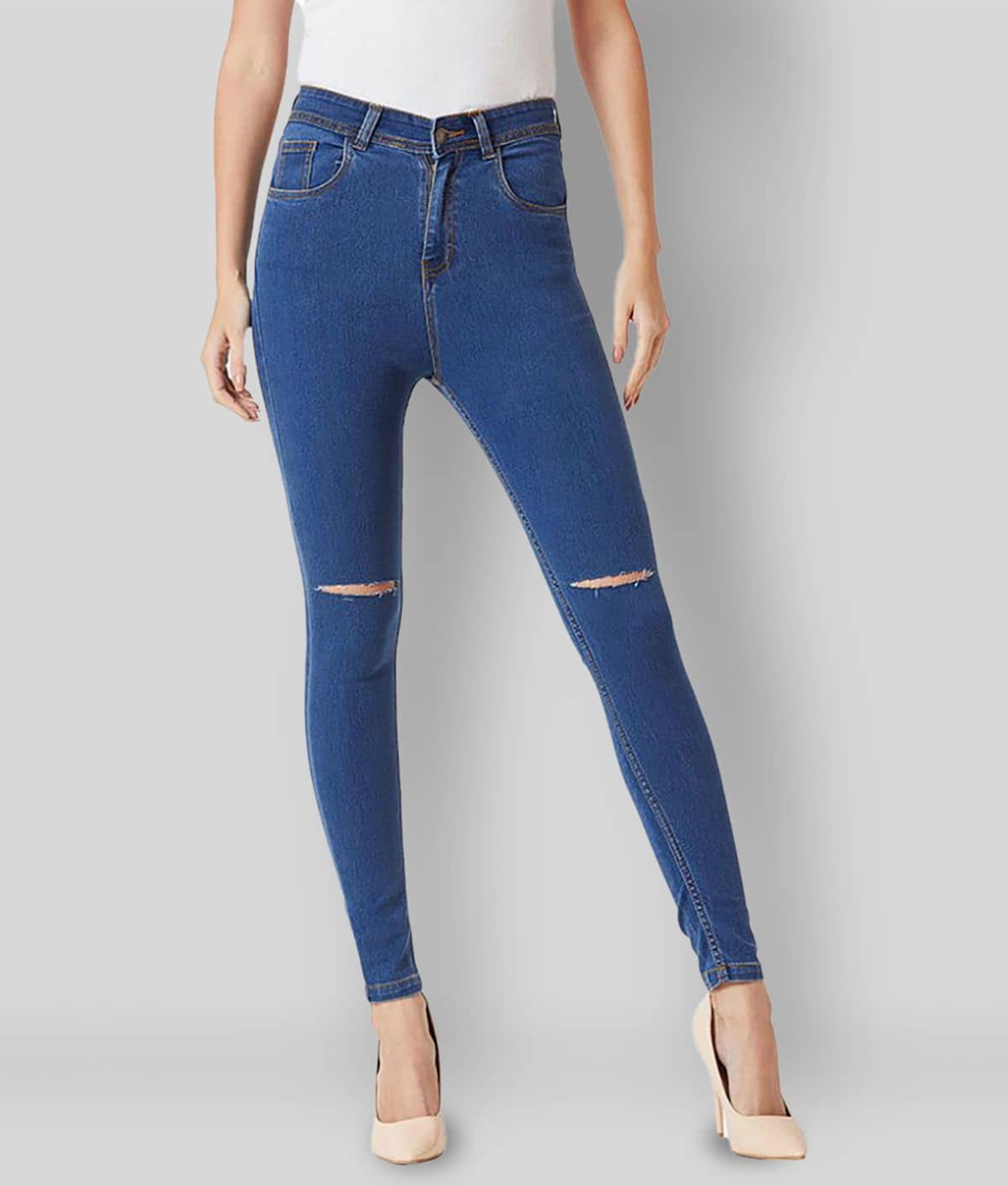 Miss Chase - Blue Denim Women's Jeans ( Pack of 1 ) - Jeans | Buy online on ZillyBuy