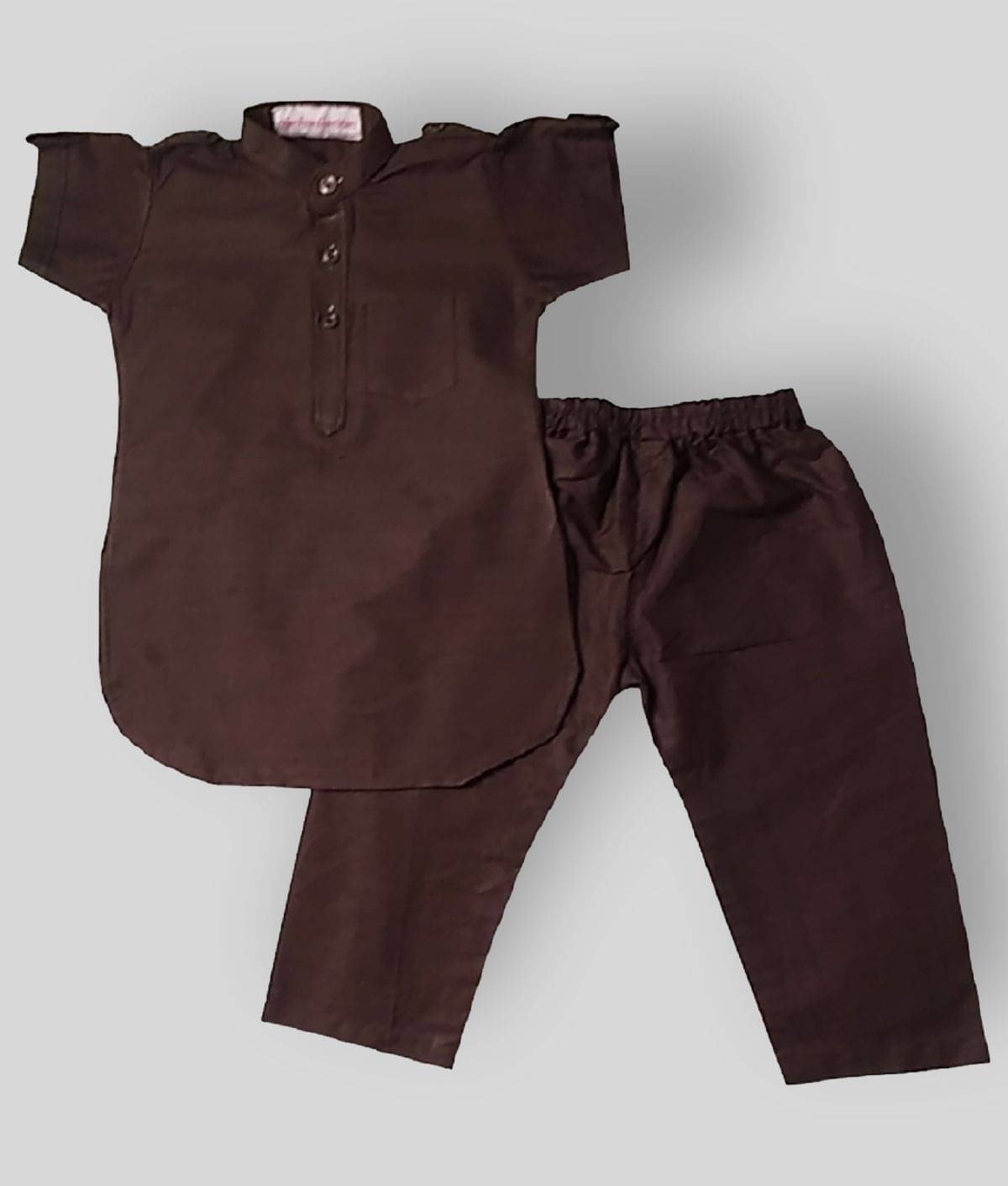     			harshvardhanmart.com Pack of 1 Boys Cotton Set ( Brown )