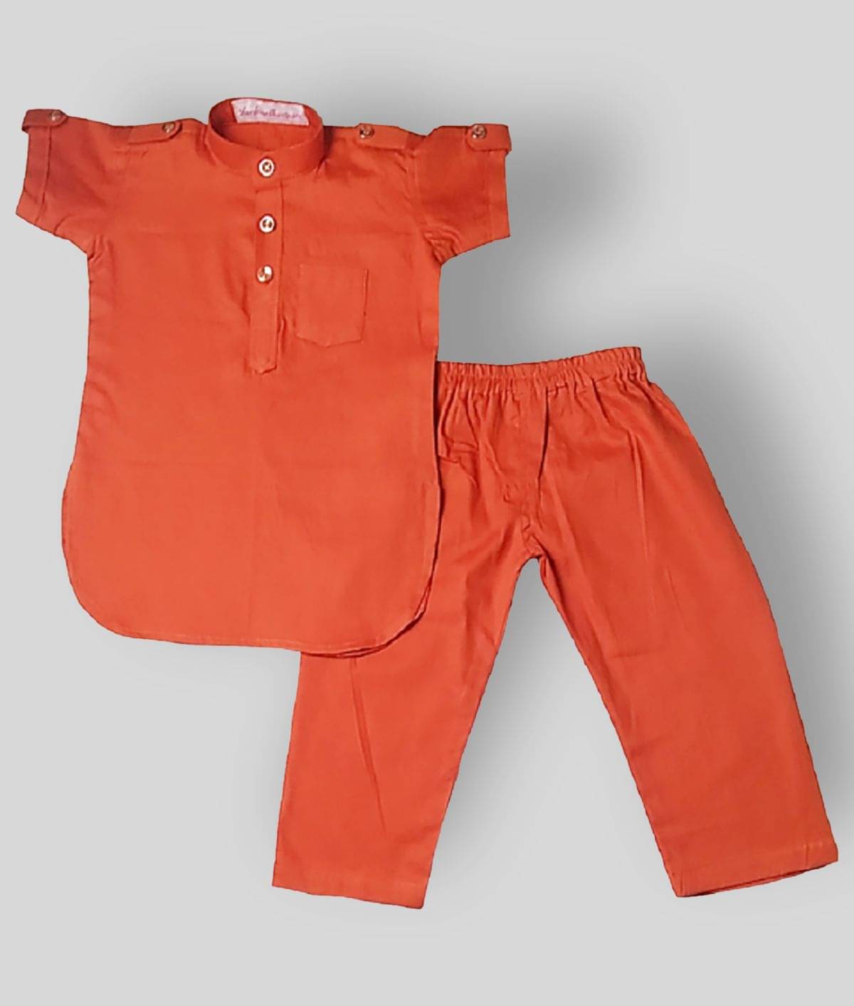     			harshvardhanmart.com Pack of 1 Boys Cotton Set ( Orange )