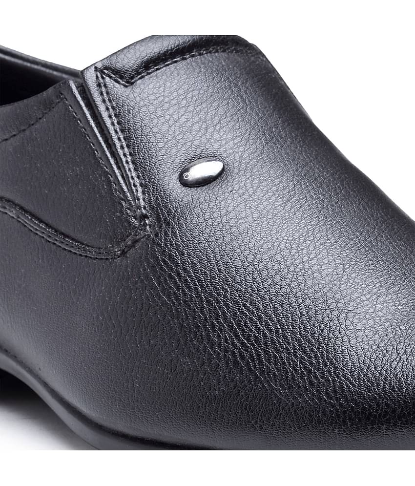 Action - Black Men's Slip On Formal Shoes