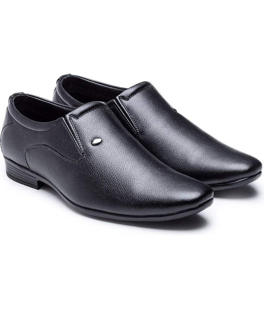 Action - Black Men's Slip On Formal Shoes