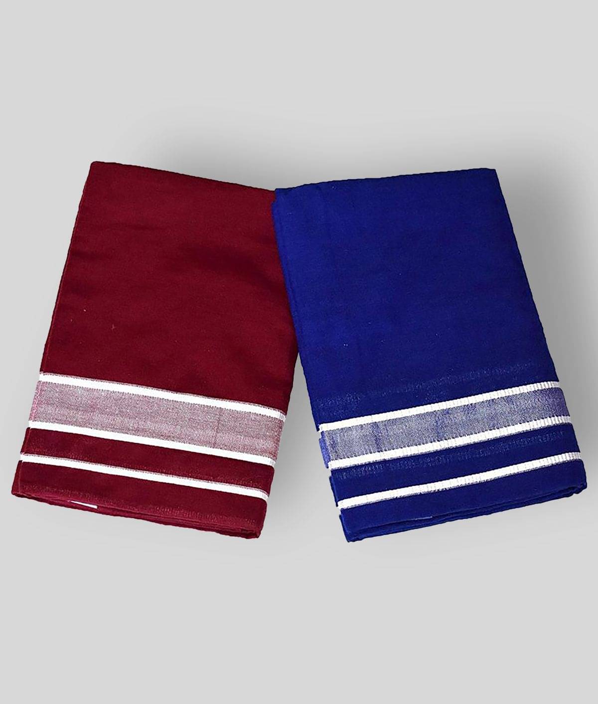     			Feather Green Multi Dhoti