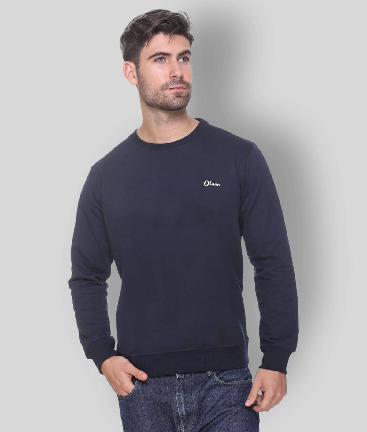     			OBAAN Blue Sweatshirt Pack of 1