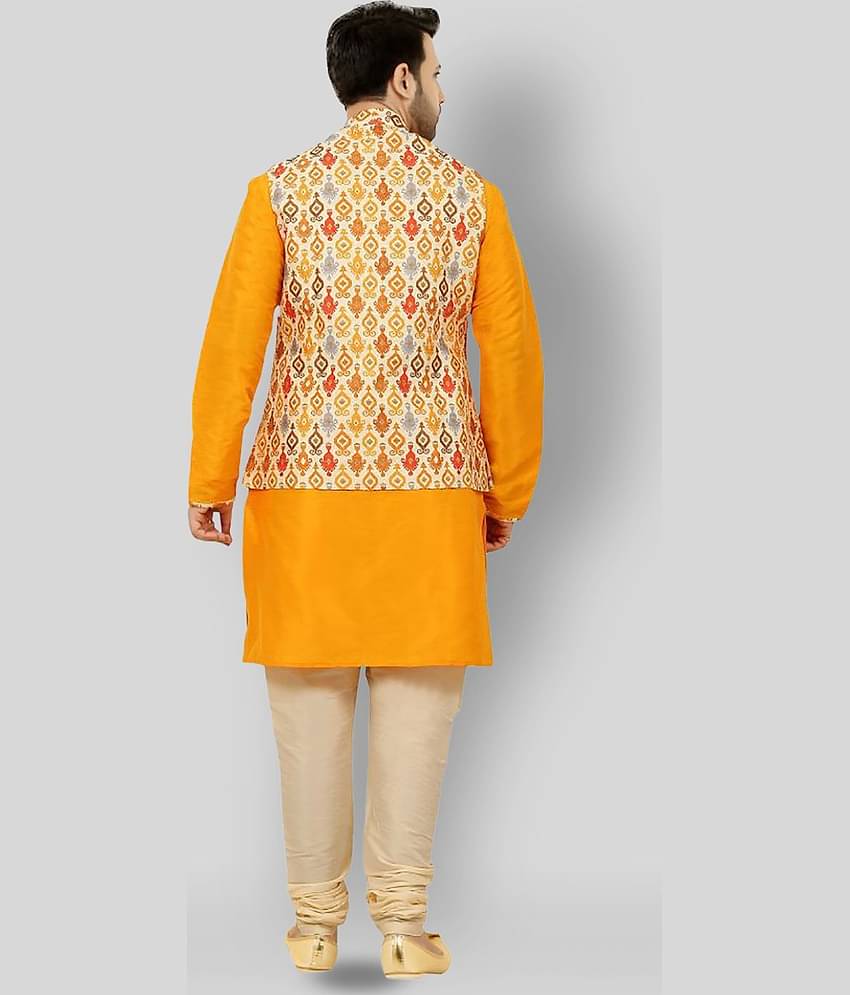 Paul Street - Blue Cotton Blend Slim Fit Men's Kurta Pyjama Set ( Pack of 1 )