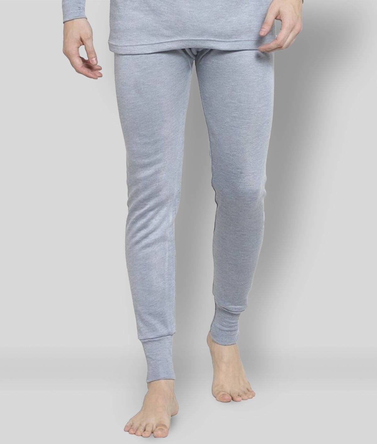     			Uzarus Pack of 1 Cotton Blend Thermal Bottoms For Men's ( Blue )