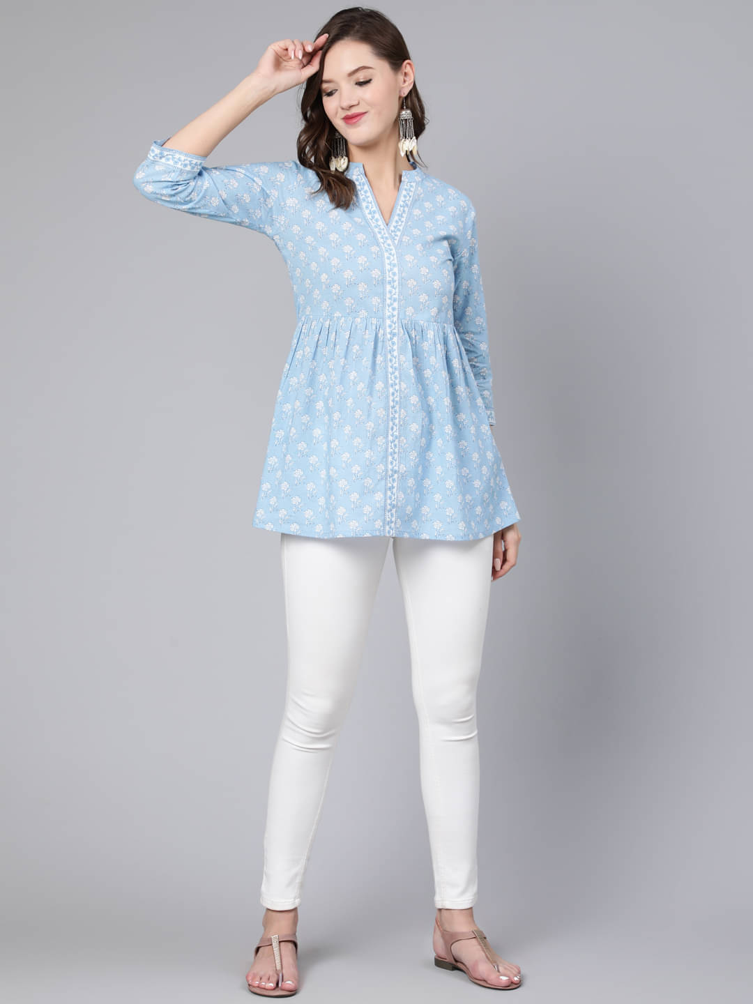 Cotton Short Kurti For Women (Pack of 1) Cotton Short Kurti For Women (Pack of 1)