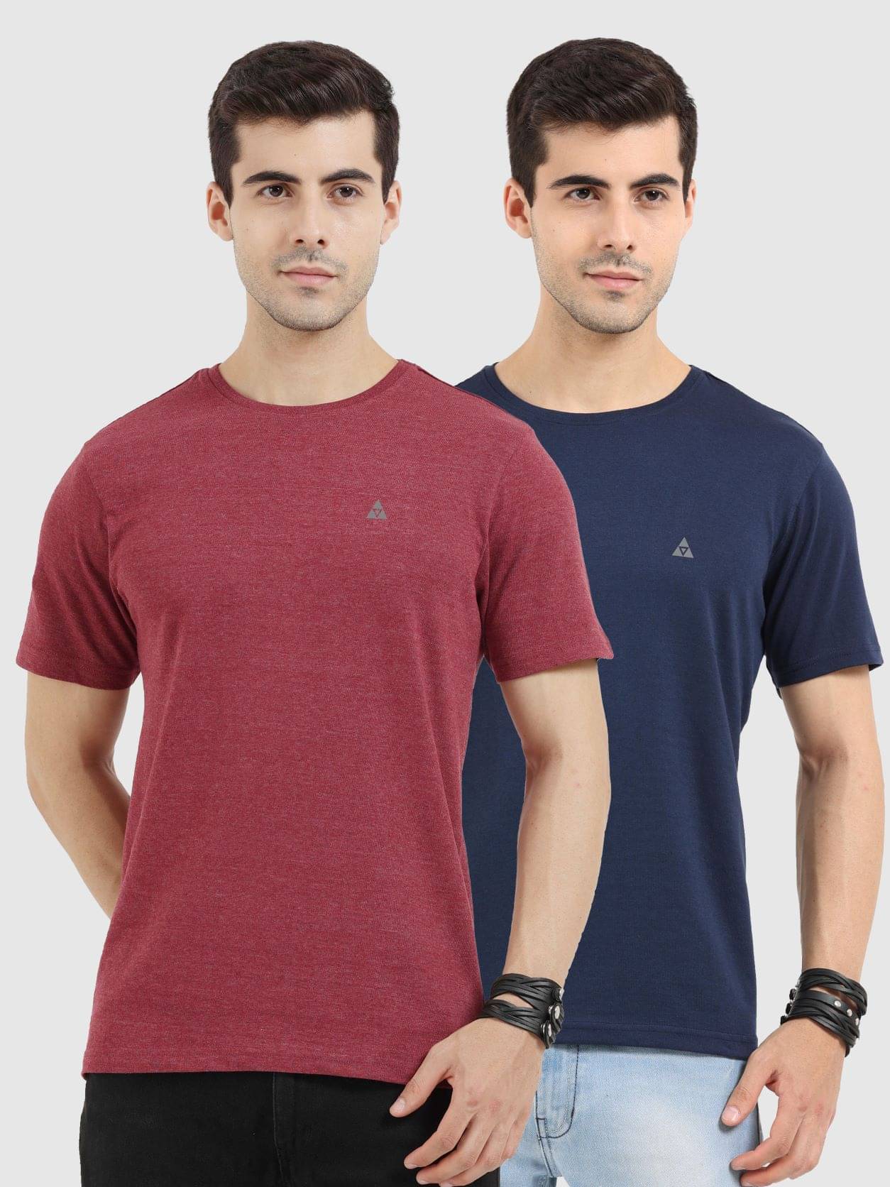     			Ardeur - Multicolor Cotton Regular Fit Men's T-Shirt ( Pack of 2 )